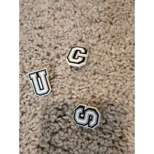 Shoe bag Charms lot of 3 letters NEW